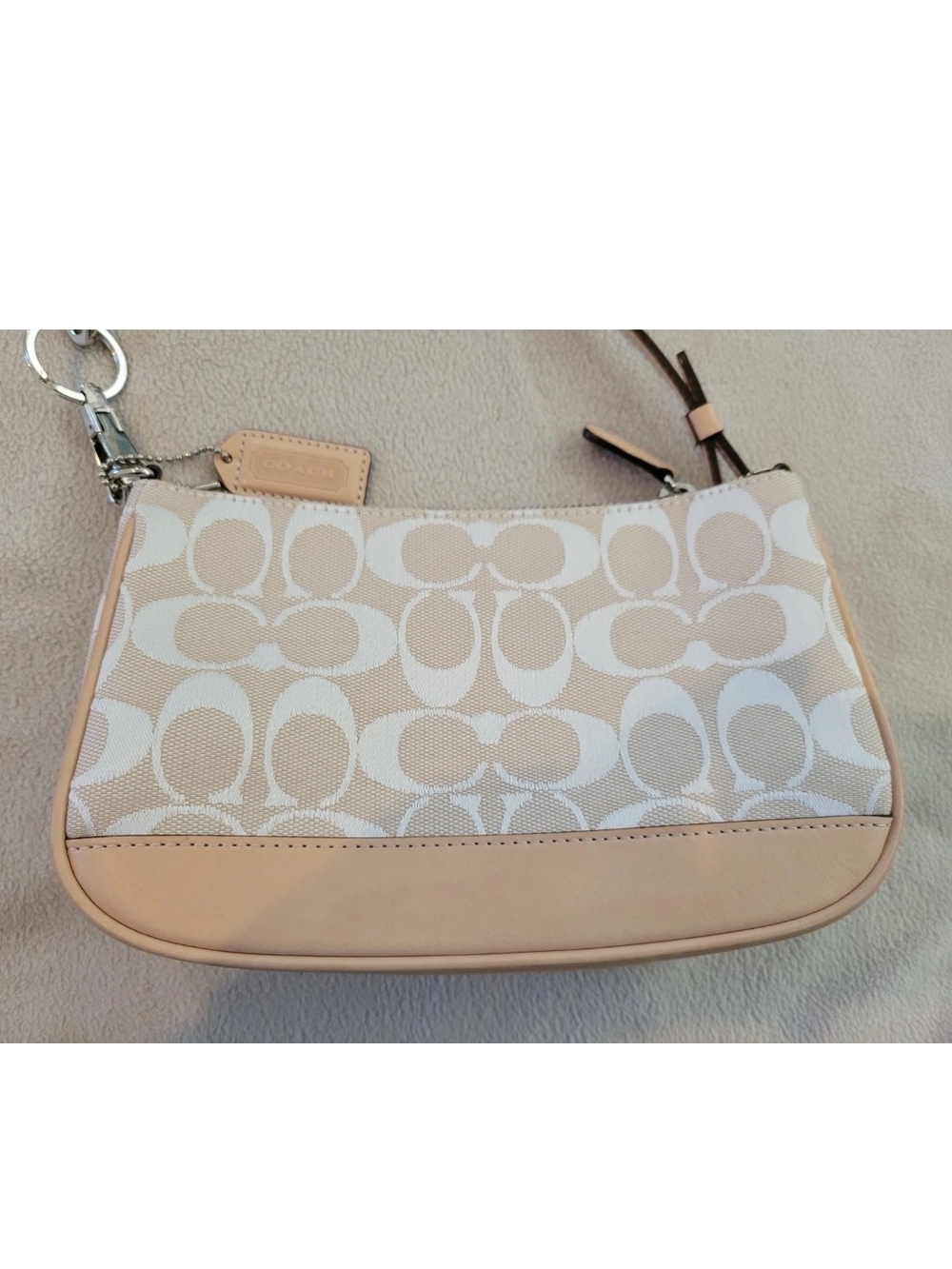 VINTAGE Y2k Coach Signature Logo DEMI Shoulder Bag 6094 - Picture 3 of 5